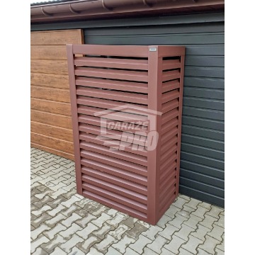 Osłona pompy ciepła 80x40x190 cm ciemny brąz GP318 - Pozostałe meble ogrodowe - Braniewo - zdjęcie 2