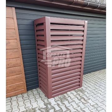 Osłona pompy ciepła 80x40x190 cm ciemny brąz GP318 - Pozostałe meble ogrodowe - Braniewo - zdjęcie 6