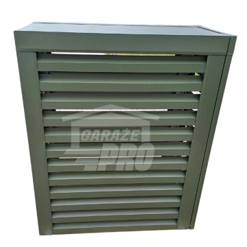 Osłona pompy ciepła 90x40x150 cm  zielona GP323