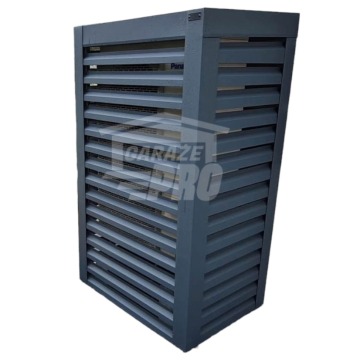 Osłona pompy ciepła 90x50x180 cm antracyt GP326