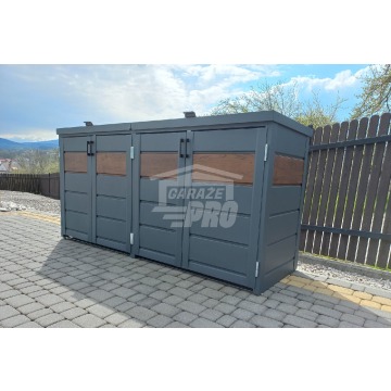 Zabudowa koszy obudowa kubłów 275x80x120 cm... - Pozostałe meble ogrodowe - Iława - zdjęcie 2