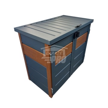 Zabudowa koszy obudowa kubłów 120x65x110 cm antracyt GP339