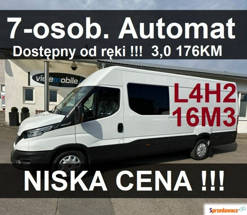 Iveco Daily 35S18 H - 16m3 L4H2 Brygada 7-os.... - Dostawcze i ciężarowe - Szczecinek