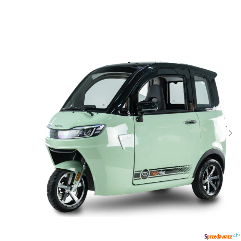 Skuter elektryczny zabudowany z dachem Micro Car... - Skutery - Łódź