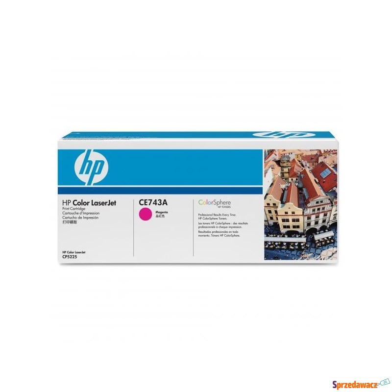 HP oryginalny toner CE743A, magenta, 7300s, HP... - Tusze, tonery - Starachowice