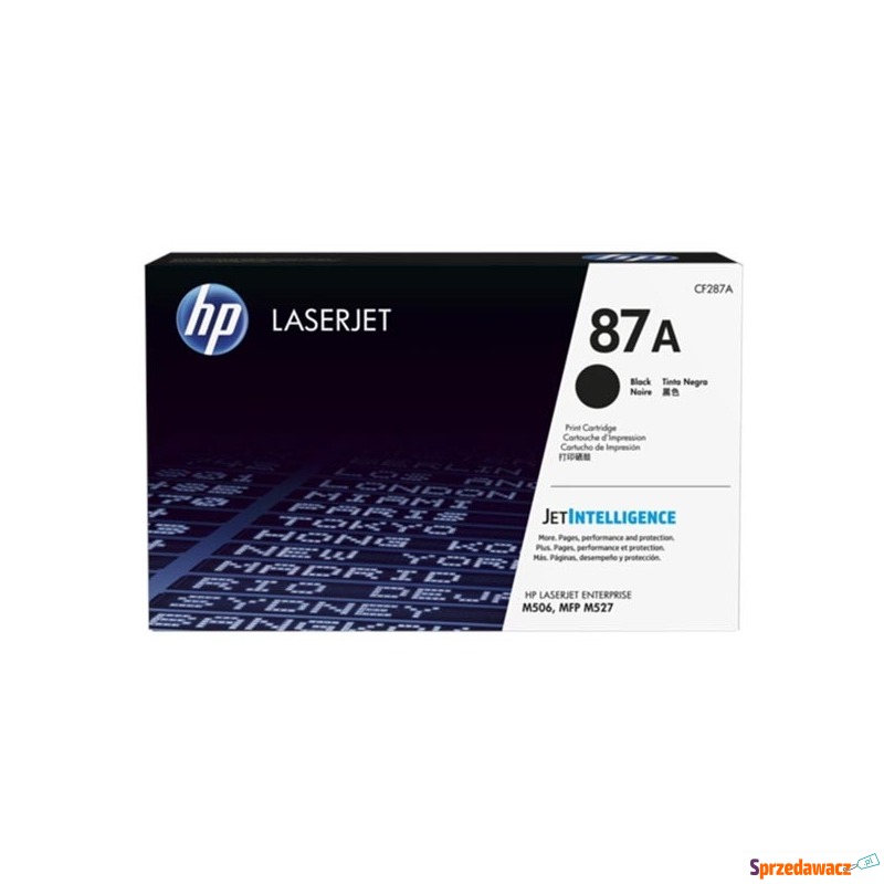 HP Oryginalny toner 87A CZARNY (CF287A) - Tusze, tonery - Koszalin