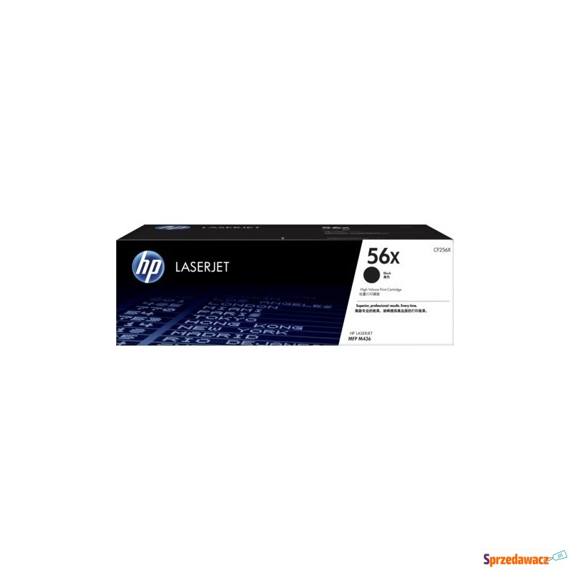 HP Inc. 56X Czarny Toner Cartridge CF256X - Tusze, tonery - Ciechanów