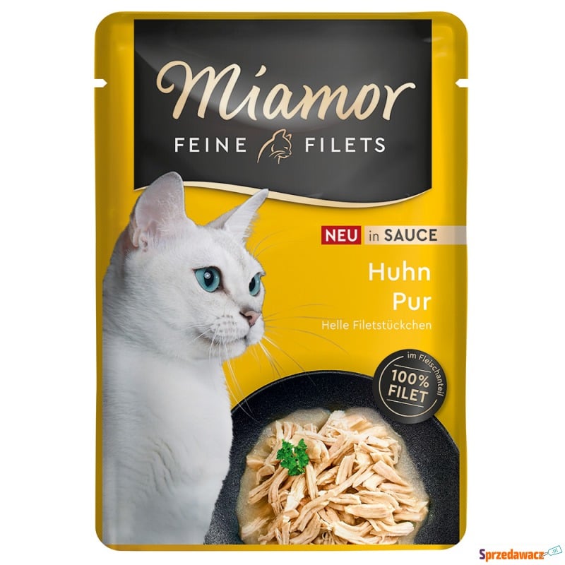 Pakiet Miamor, Feine Filets w sosie, 24 x 100... - Karmy dla kotów - Ruda Śląska