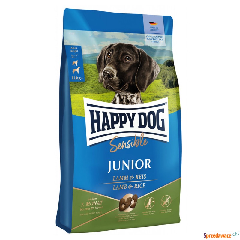 Happy Dog Supreme Sensible Junior, jagnięcia i... - Karmy dla psów - Kołobrzeg