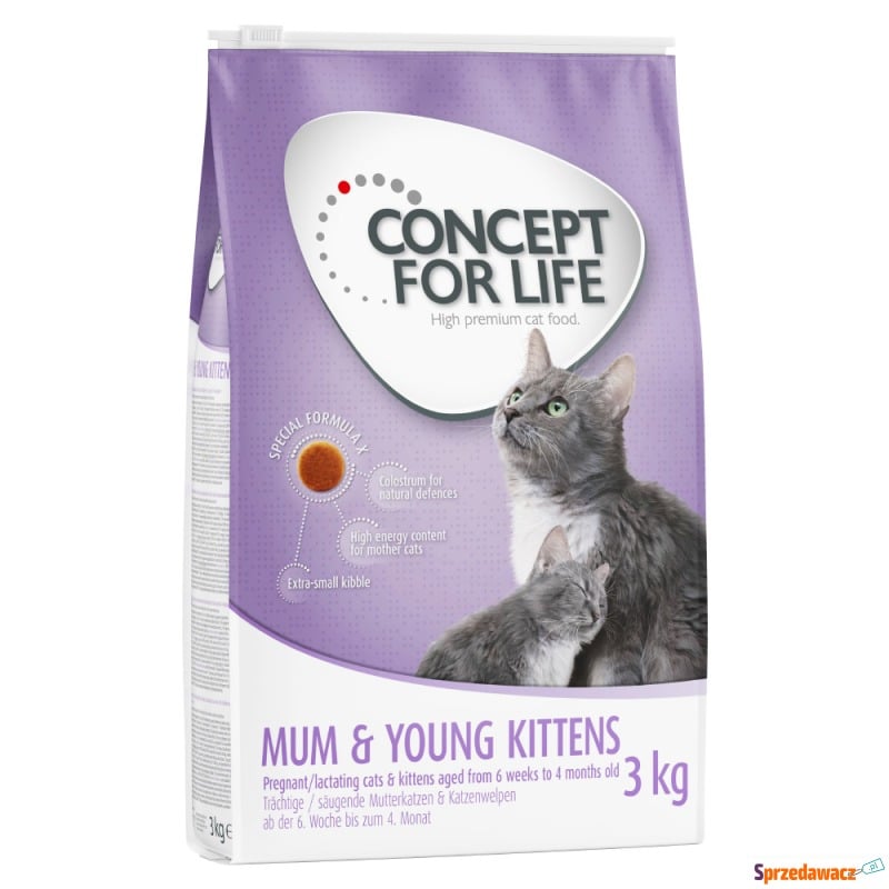 Concept for Life Mum & Young Kittens - 3 kg - Karmy dla kotów - Bydgoszcz