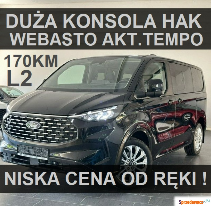 Ford Tourneo Custom - Nowy Titanium A8 170KM... - Samochody osobowe - Szczecinek