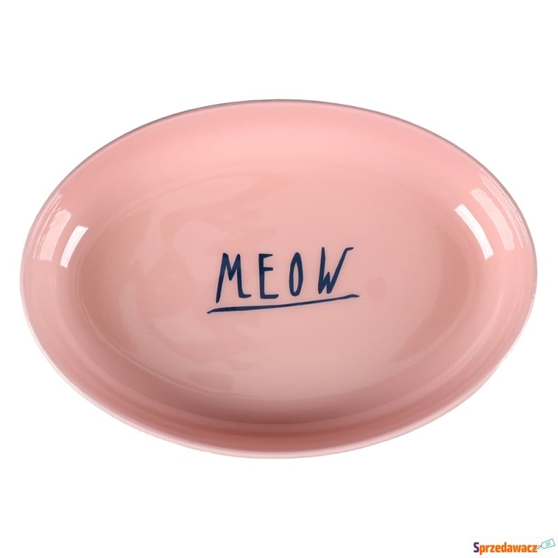 Flamingo miska dla kota Nell - 275 ml (owalna) - Miski dla kotów - Głogów