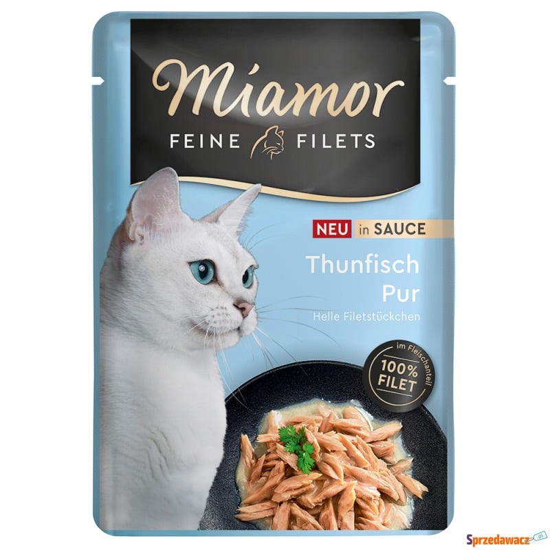 Miamor, Feine Filets w sosie, 6 x 100 g - Tuńczyk - Karmy dla kotów - Bielsko-Biała