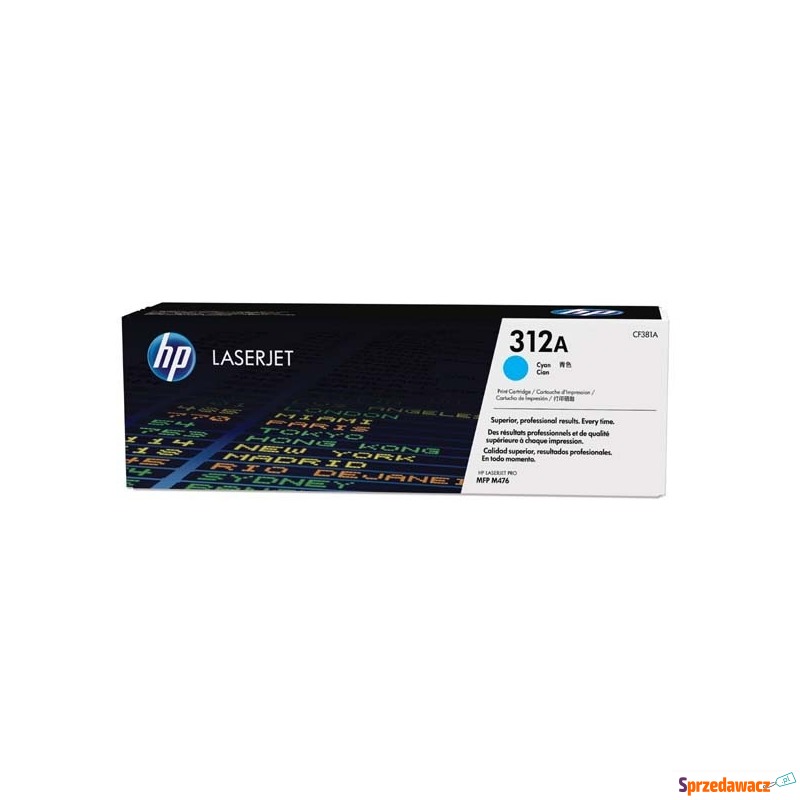 HP oryginalny toner CF381A, cyan, 2700s, 312A,... - Tusze, tonery - Legnica