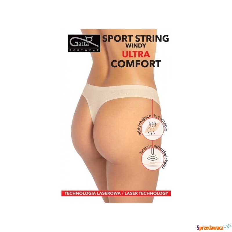 Stringi damskie Gatta 41669 Sport String Windy... - Majtki damskie - Wrocław