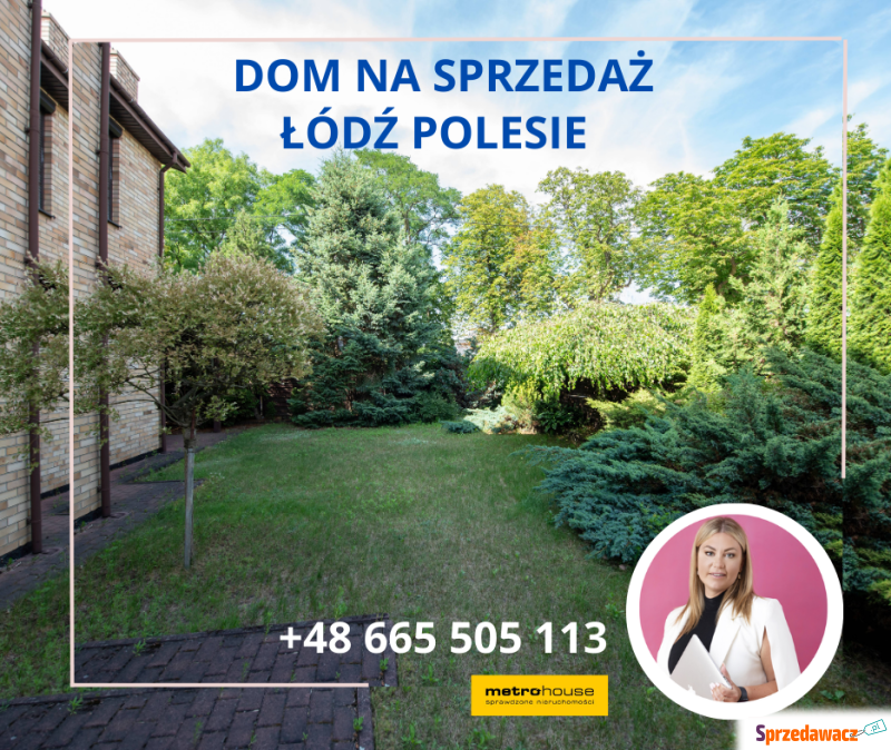 Sprzedam dom Łódź, Polesie -  segment dwupiętrowy,  pow.  220 m2,  działka:   372 m2