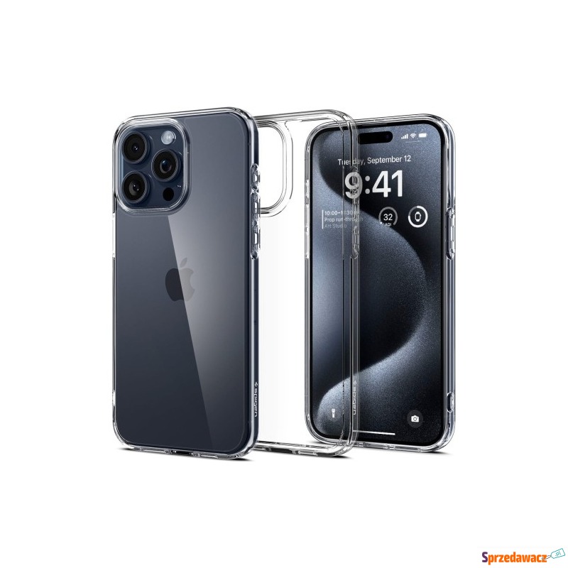 Etui Spigen Ultra Hybrid do iPhone 15 Pro, pr... - Etui na telefon - Zielona Góra