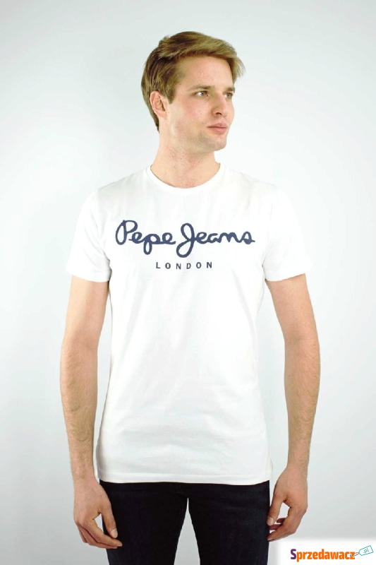 
T-SHIRT MĘSKI PEPE JEANS PM508210 BIAŁY
 - Koszulki męskie - Wrocław