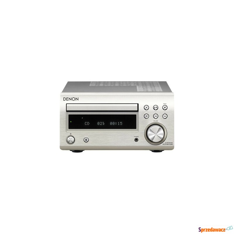 Amplituner Denon D-M41 RCD-M41 DAB+ Srebrny - Wieże stereo - Toruń