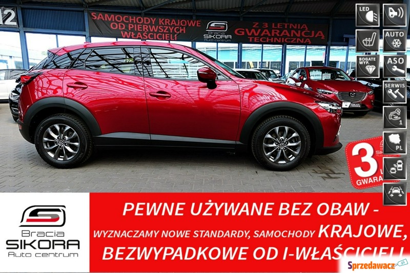 Mazda CX-3  SUV 2019,  2.0 benzyna - Na sprzedaż za 85 900 zł - Mysłowice