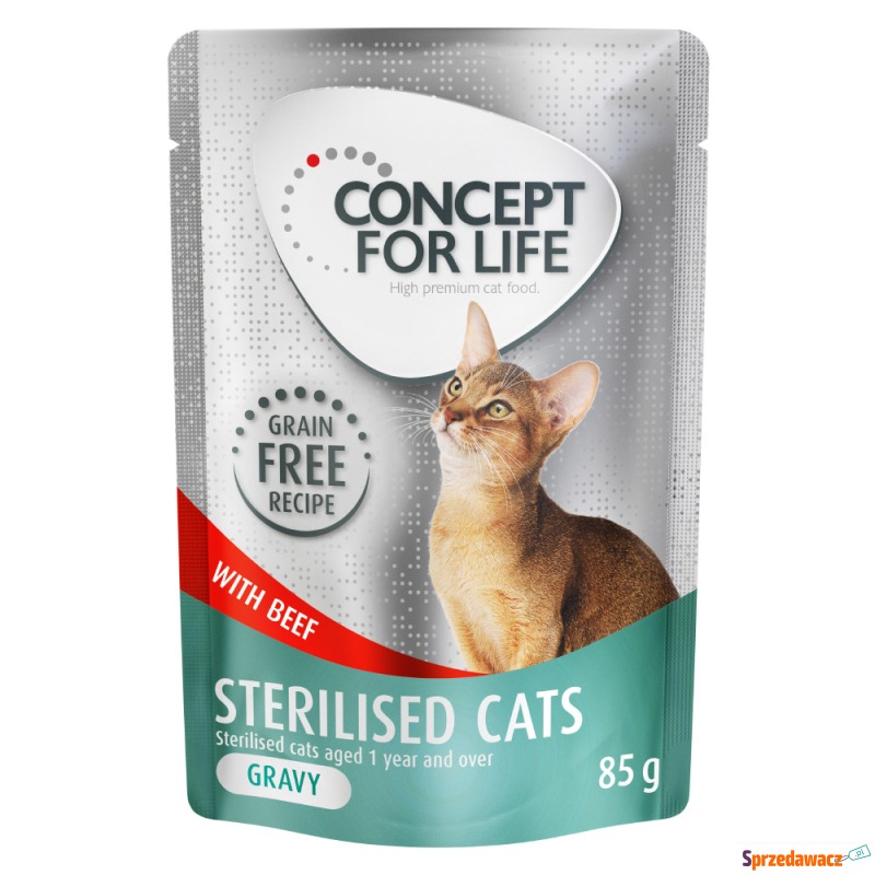 Concept for Life Sterilised Cats w sosie, woł... - Karmy dla kotów - Bydgoszcz