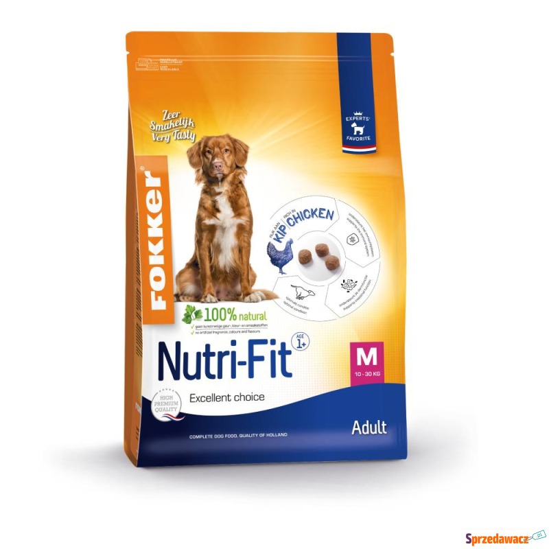 Fokker Adult Medium Nutri-Fit karma dla psów -... - Karmy dla psów - Gliwice