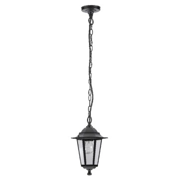 Lampa wisząca zwis Rabalux Velence 1x60W E27 czarny 8208