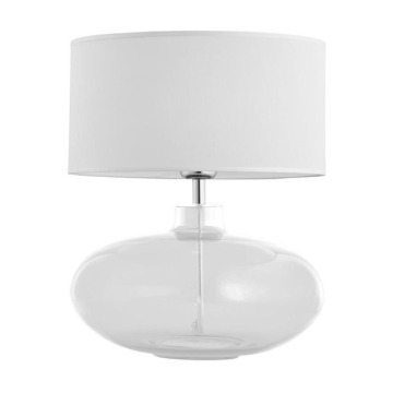 Lampka stołowa Argon Sekwana 3051 oprawa 1x60W E27 przezroczysty/biały