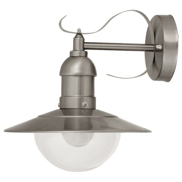 Kinkiet zewnętrzny lampa ścienna Rabalux Oslo 1x60W E27 IP44 inox 8270