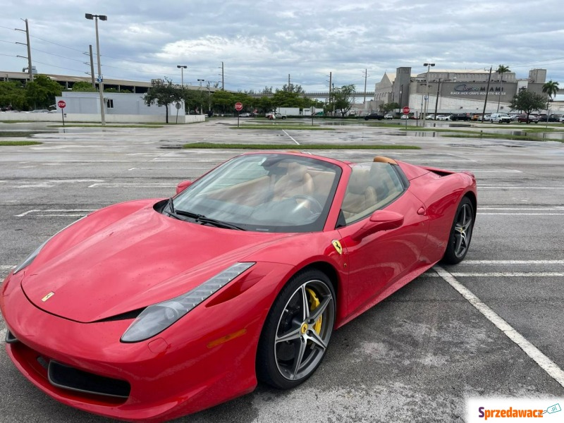 2015 FERRARI 458 SPIDER - Samochody osobowe - Katowice