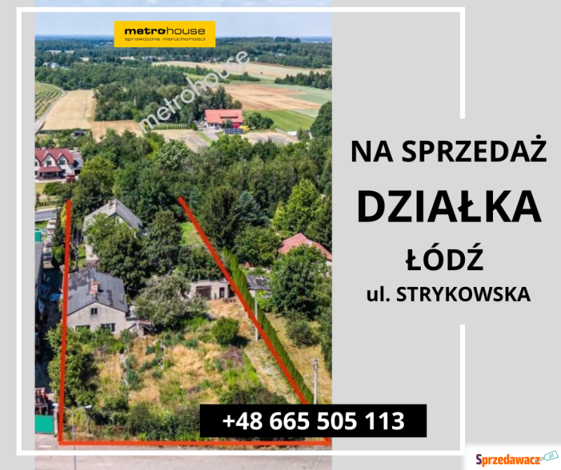 Działka budowlana Łódź - Bałuty sprzedam, pow. 2673 m2  (26.7a)