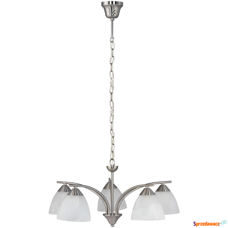 Lampa wisząca Rabalux Tristan 5x40W E14 satynowy... - Lampy wiszące, żyrandole - Głogów