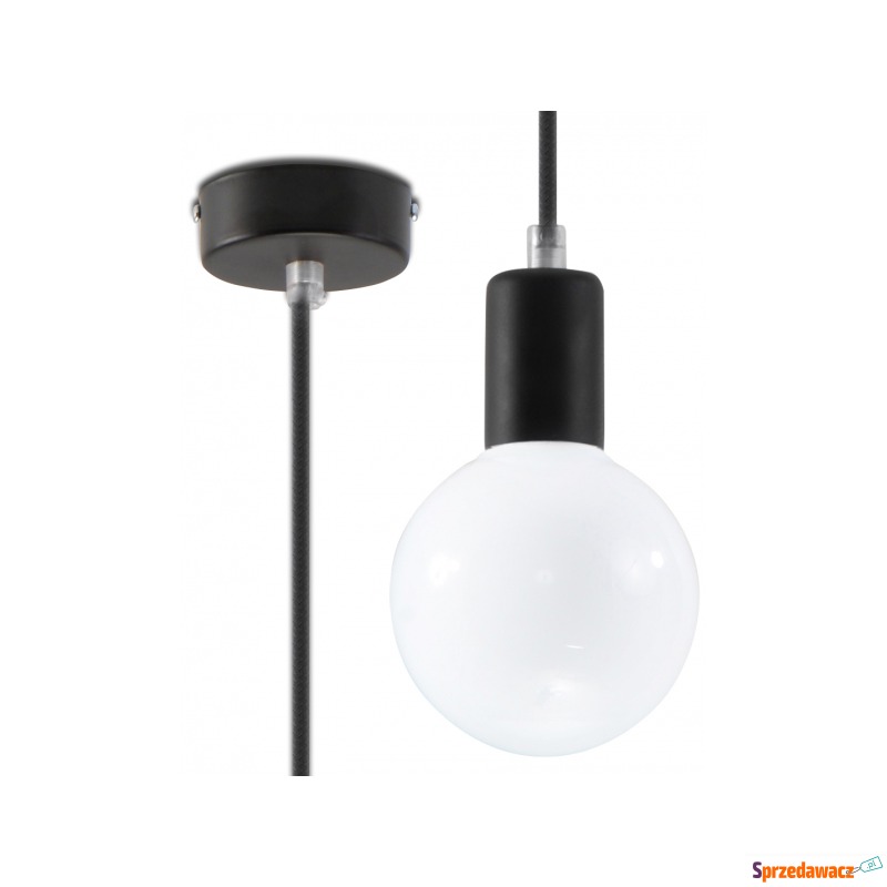 Sollux Edison SL.0152 Lampa wisząca zwis 1x60W... - Lampy wiszące, żyrandole - Głogów