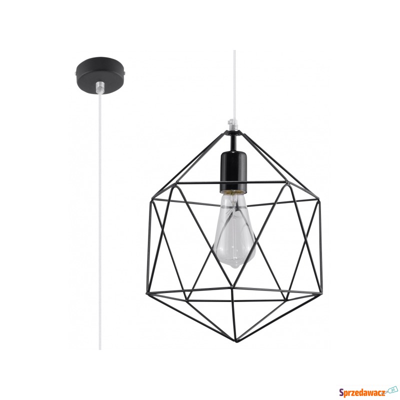 Sollux Gaspare SL.0291 Lampa wisząca zwis 1x60W... - Lampy wiszące, żyrandole - Łódź