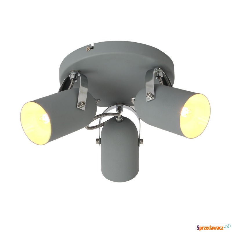 Plafon lampa sufitowa spot Candellux Gray 3x40W... - Plafony - Dąbrowa Górnicza