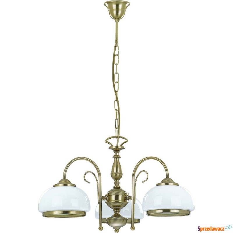 Lampa wisząca Alfa Paris 3512 3x60W E27 biała... - Lampy wiszące, żyrandole - Szczecin