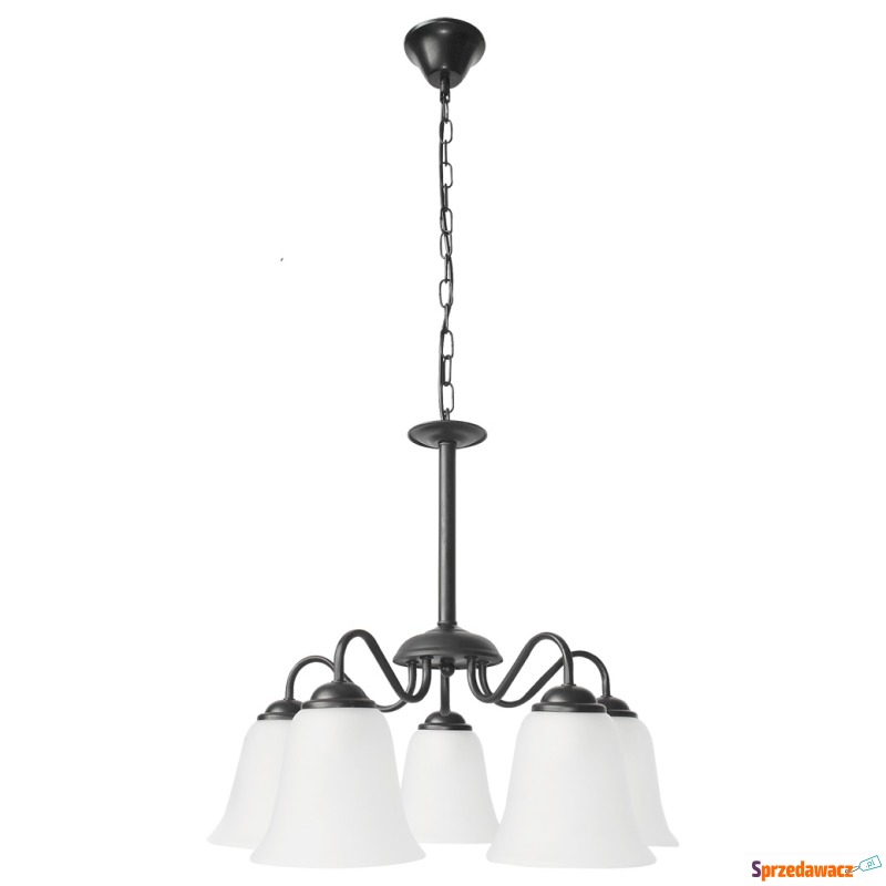 Lampa wisząca Rabalux Fabiola 7258 5x40W E27 czarna - Lampy wiszące, żyrandole - Słupsk