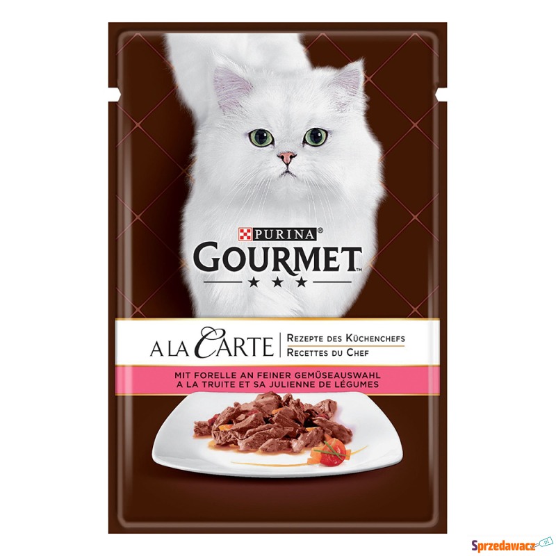 Gourmet A la Carte, 26 x 85 g - Pstrąg z warzywami - Karmy dla kotów - Tarnowskie Góry