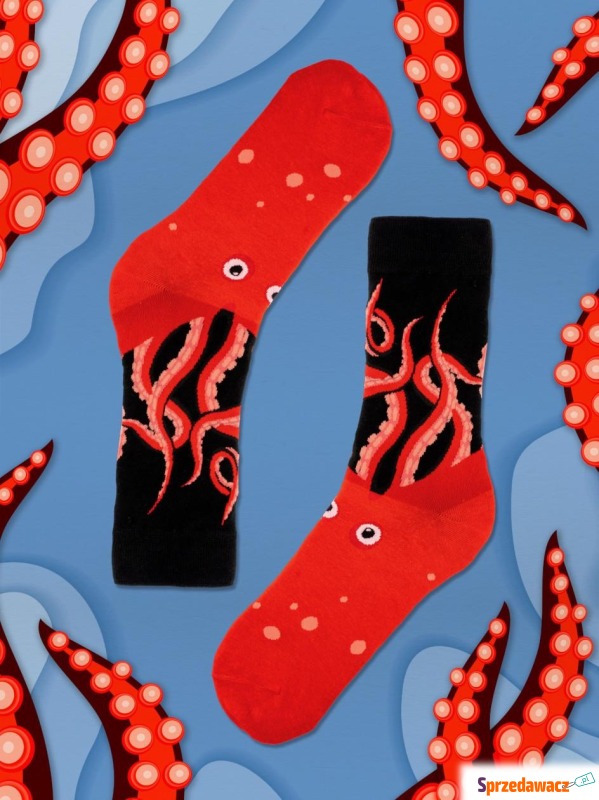 Długie Skarpetki Urban Socks Octopus Czarne - Skarpety męskie - Białystok