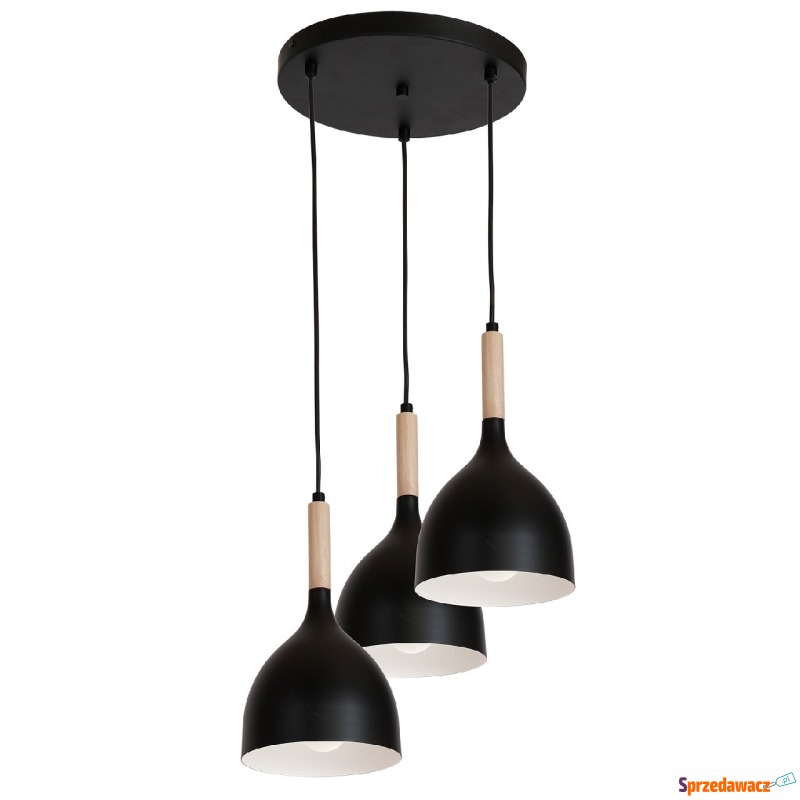 Luminex Noak wood 1192 lampa wisząca zwis 3x60W... - Lampy wiszące, żyrandole - Skierniewice