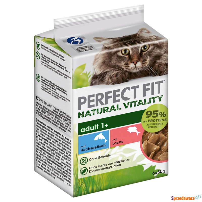 Perfect Fit Natural Vitality Adult 1+ - Ryba... - Karmy dla kotów - Częstochowa