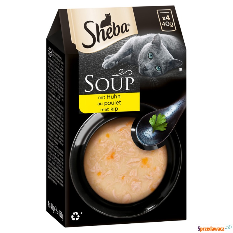 Sheba Classic Soup, 40 x 40 g - Kurczak - Karmy dla kotów - Inowrocław