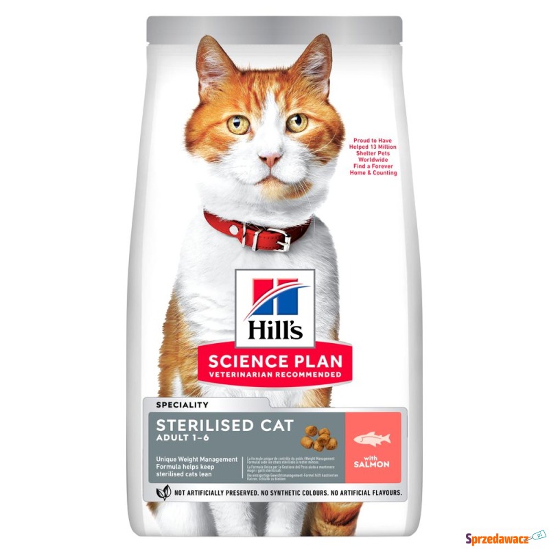 Hill's Science Plan Adult Sterilised, łosoś -... - Karmy dla kotów - Bielsko-Biała