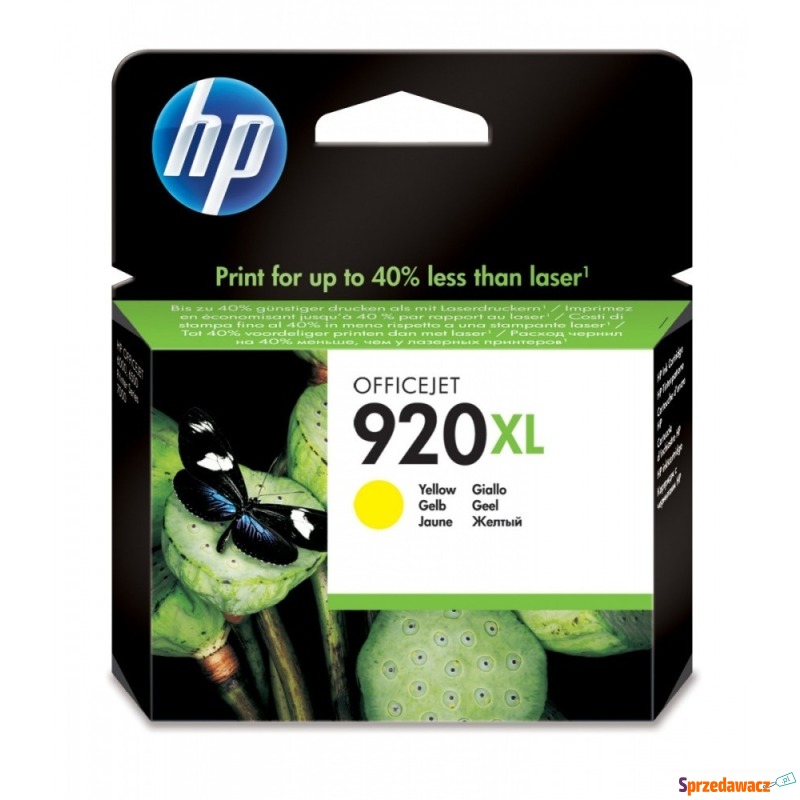 HP Inc. Tusz nr 920 Żółty XL CD974AE - Tusze, tonery - Elbląg