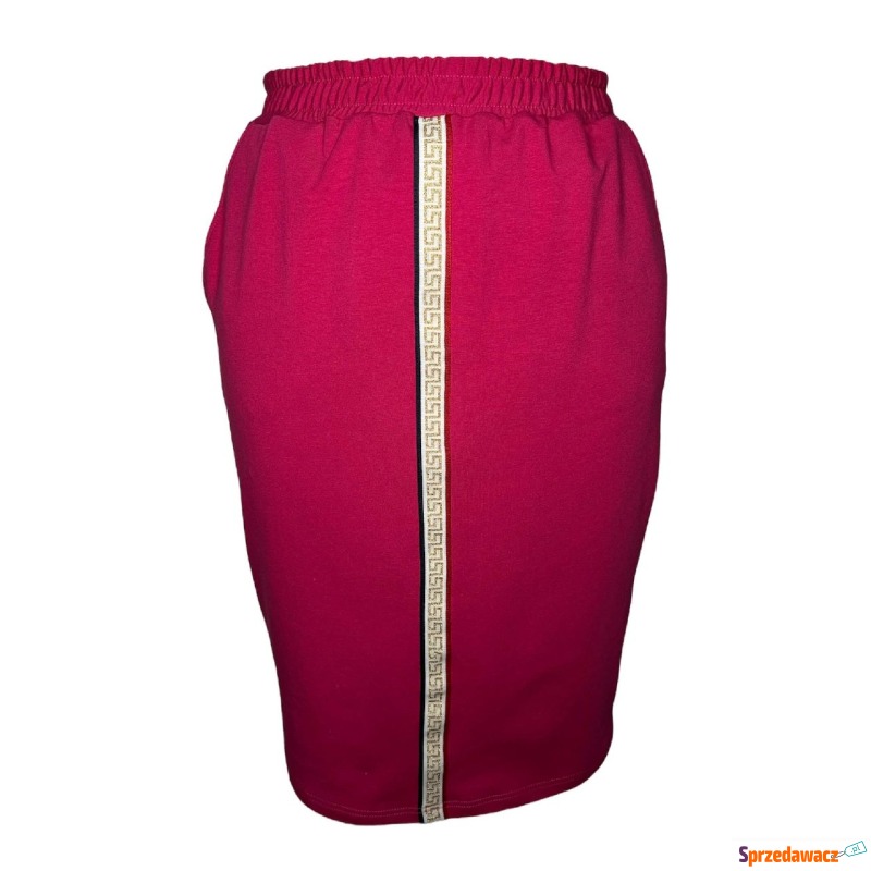 Różowa dresowa spódnica Bea na gumce OSTATNIE... - Spódnice - Nowy Sącz