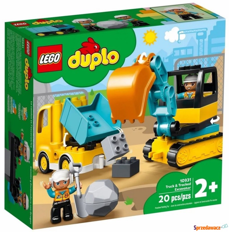 Klocki konstrukcyjne LEGO Duplo 10931 Ciężaró... - Klocki - Katowice