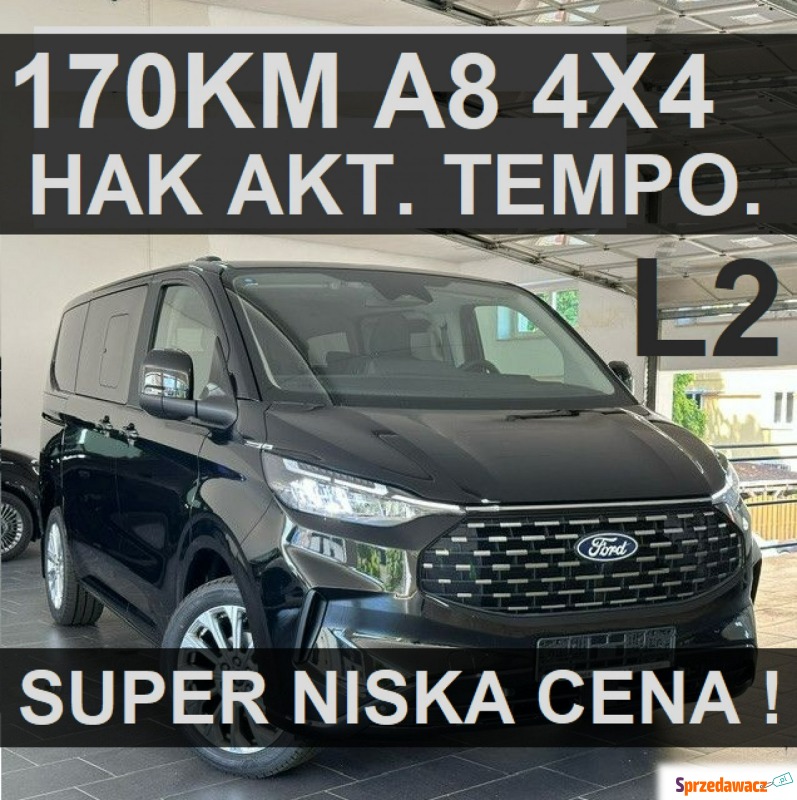 Ford Tourneo Custom  Minivan/Van 2024,  2.0 diesel - Na sprzedaż za 275 520 zł - Szczecinek