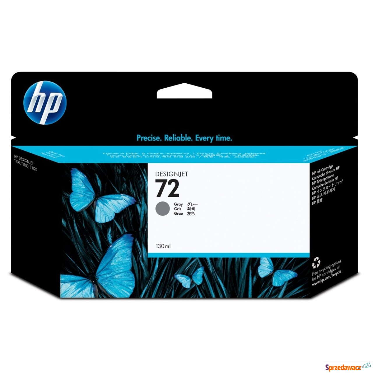 HP Inc. Tusz Nr 72 Szary Fotog...