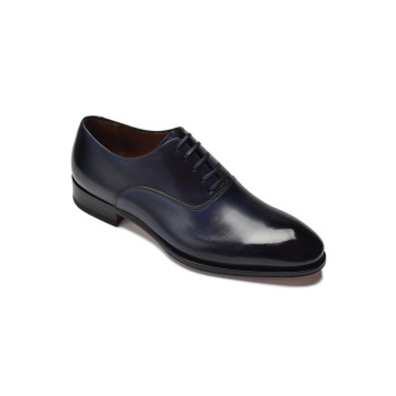 Eleganckie granatowe buty typu oxford Arbiter by Alfonso Marciano 38,5