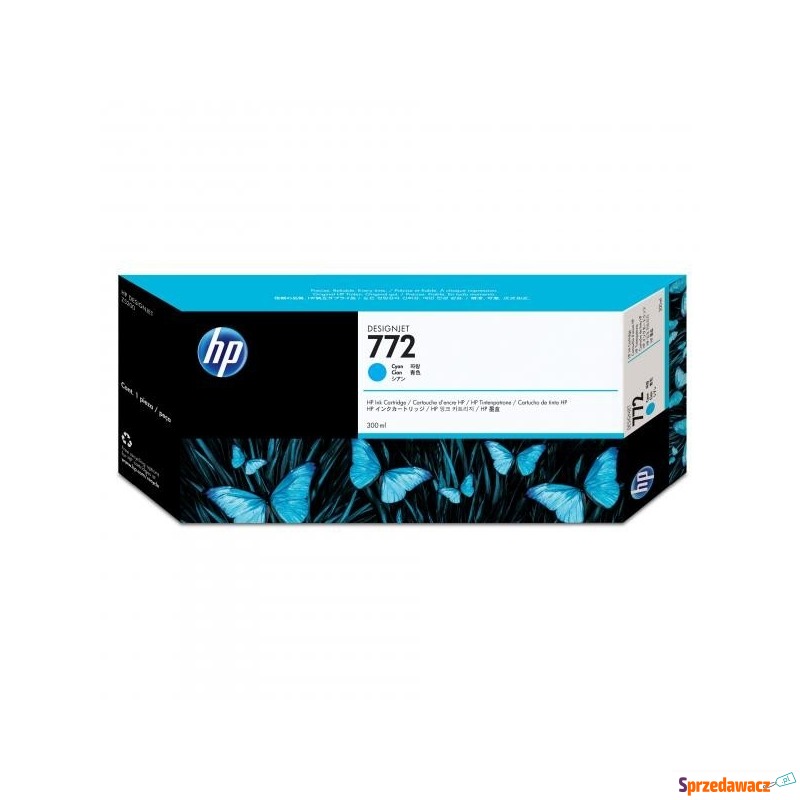 HP oryginalny ink / tusz CN636A, HP 772, cyan,... - Tusze, tonery - Kiełpino